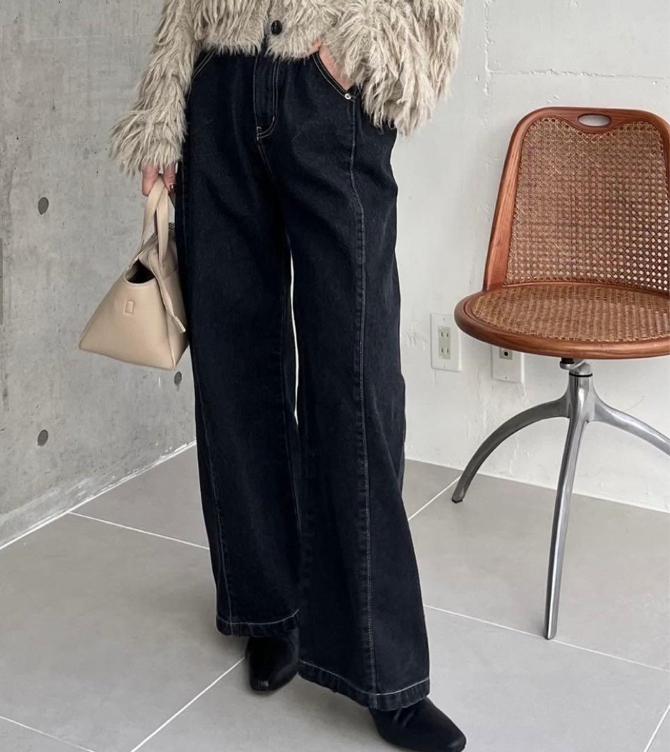 CAPRICIEUX LE MAGE サイドタックデニム 38