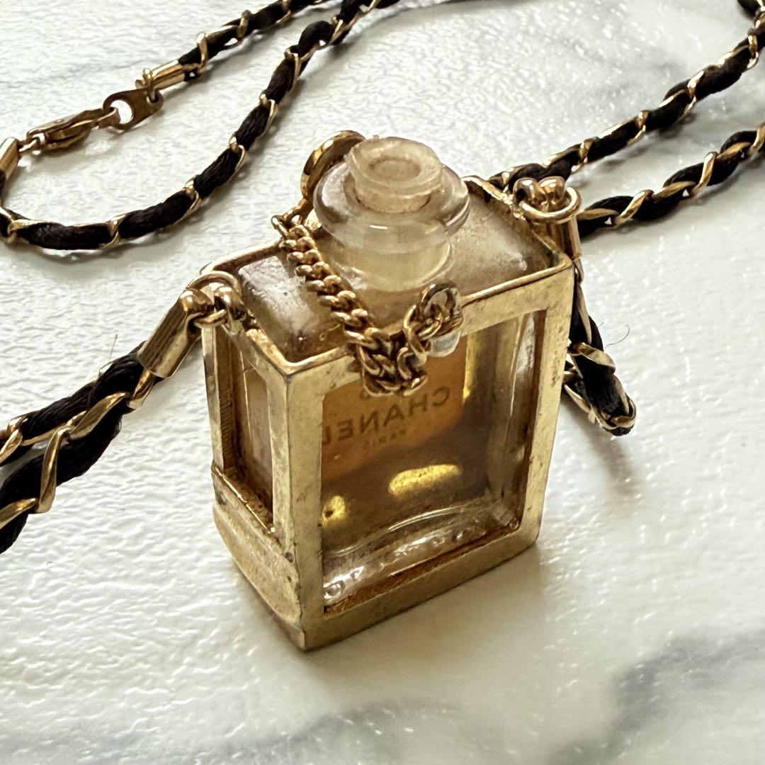 値下げ★CHANEL 香水瓶 N°5 オードパルファム ペンダント ヴィンテージ シャネル ヴィンテージ N°5 オードゥ パルファム 香水 ボトル