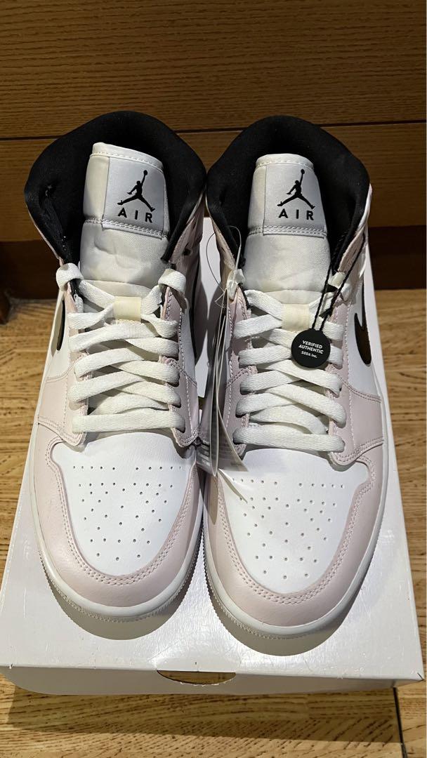 靴 WMNS AIR JORDAN 1 MID LIGHT VIOLET 26.5