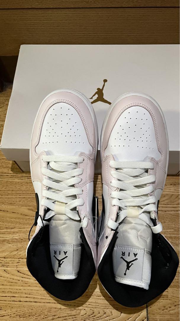 靴 WMNS AIR JORDAN 1 MID LIGHT VIOLET 26.5