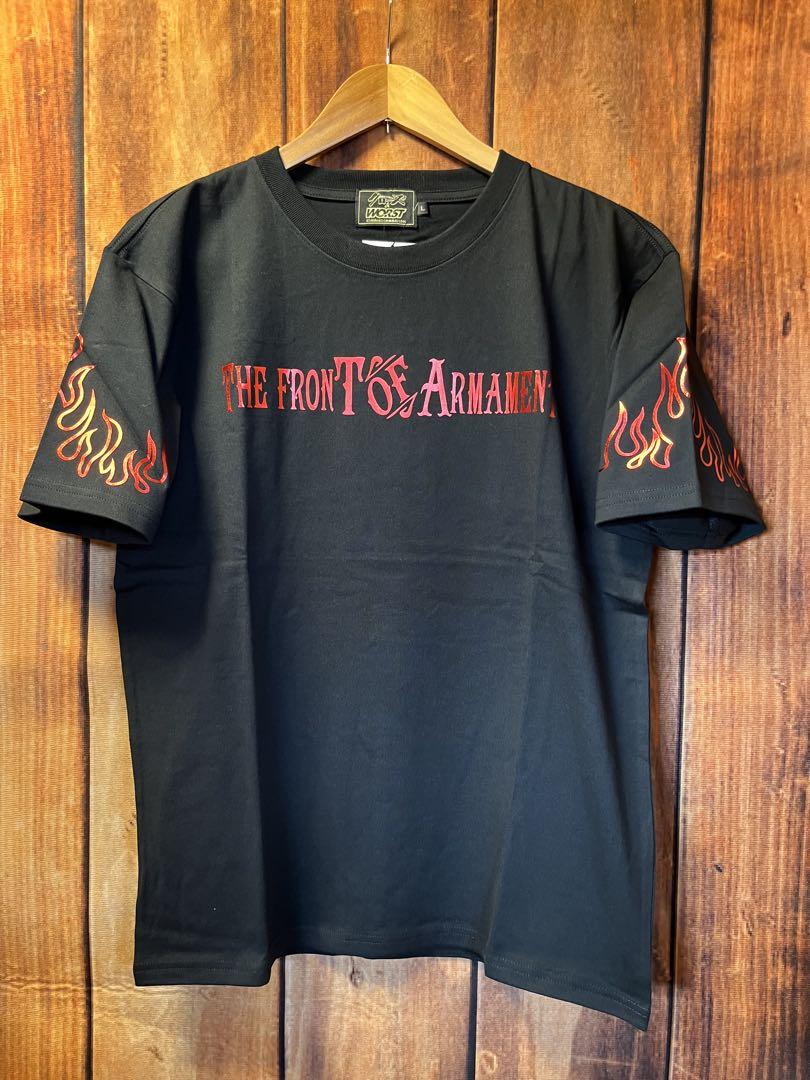新品CROWSクローズWORSTワースト ✖デカ刺繍インパクト抜群 Tシャツ