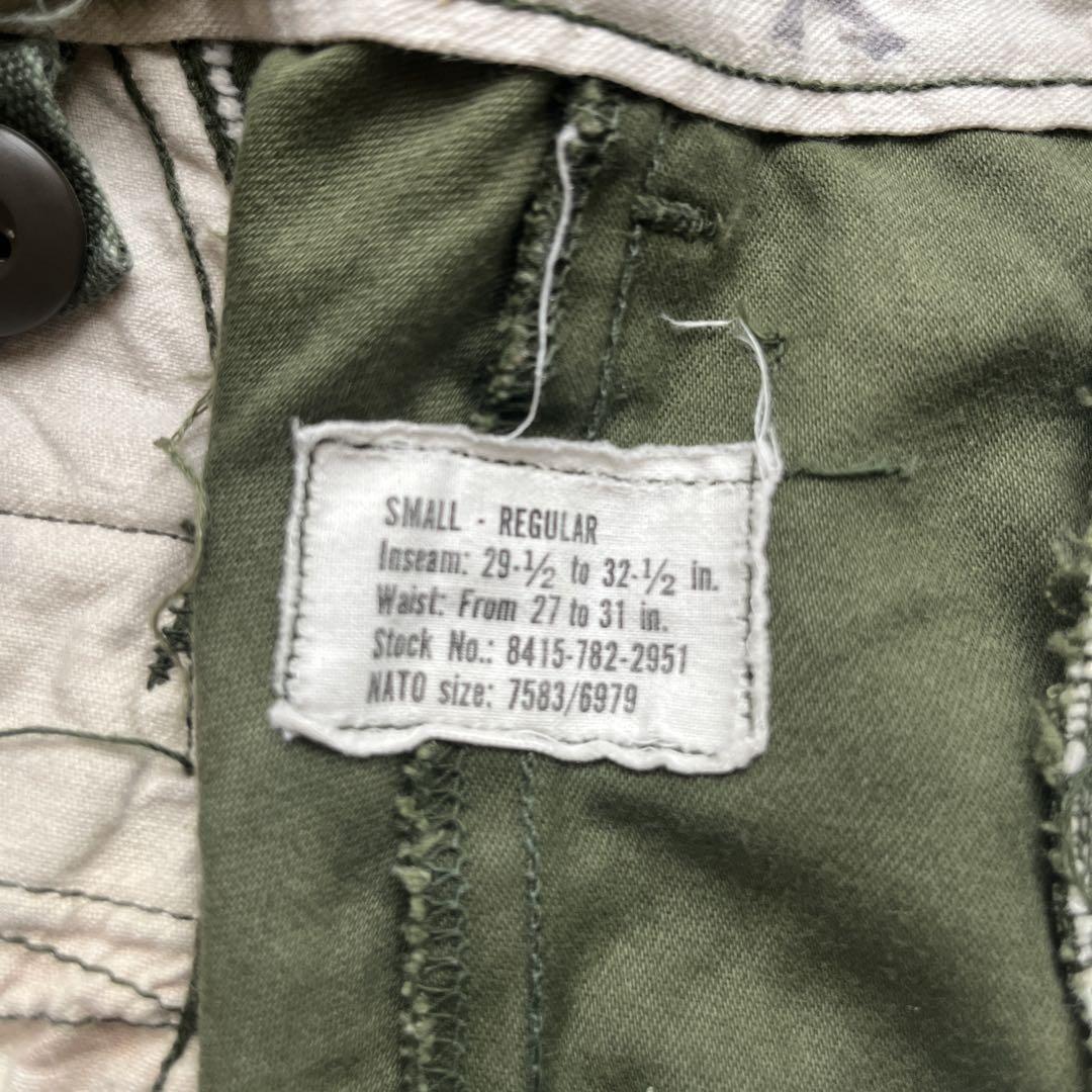 アメリカ軍　 US.ARMY 実物　70s m-65 フィールドパンツ