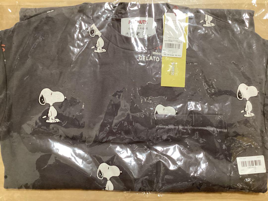 ジェラートピケ　PEANUTS SNOOPY柄ワンピース　スヌーピー　ドレス