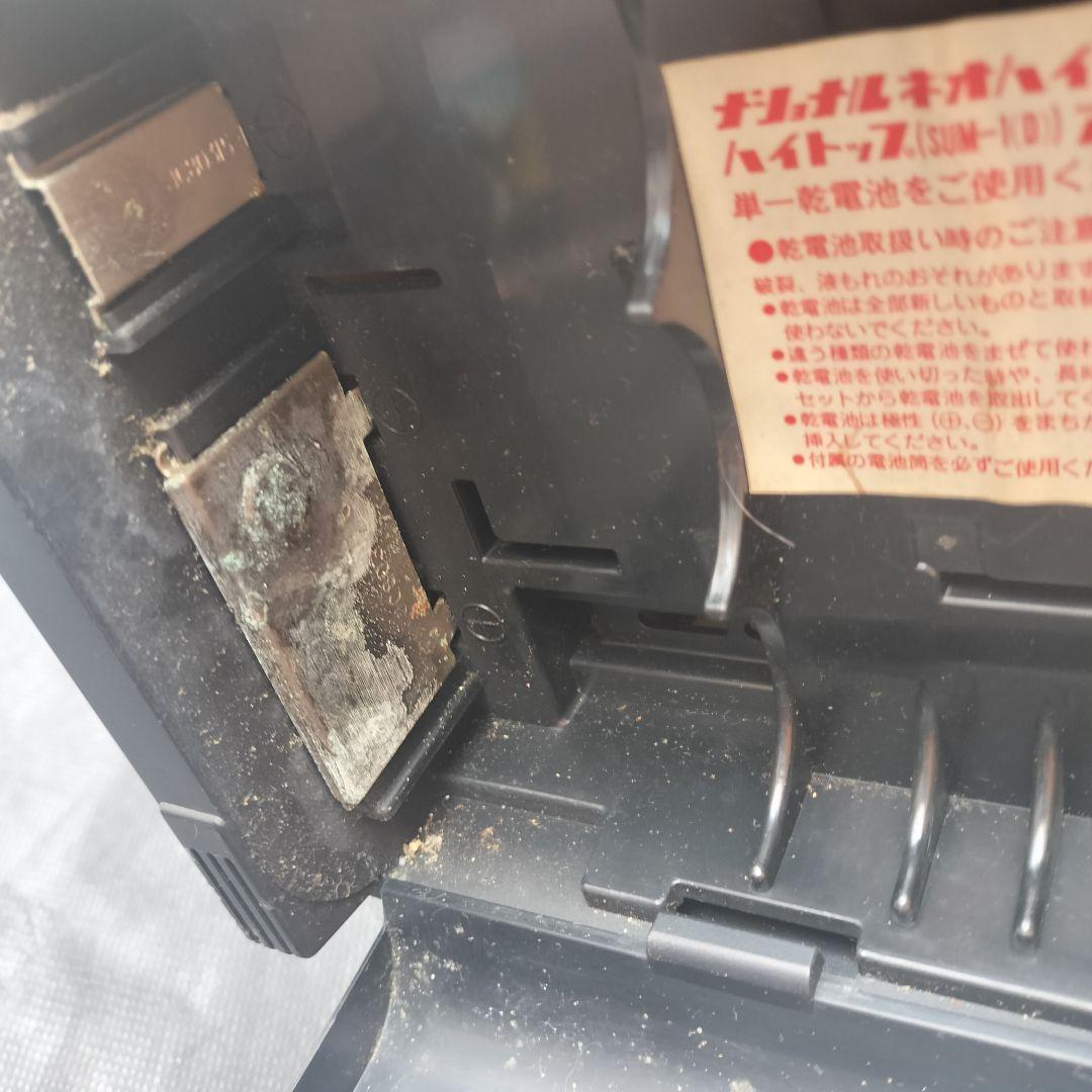 昭和 レトロ ナショナル 松下電工 白黒ポータブルテレビ TR-5010 ジャンク 昭和レトロ ナショナル 松下電工 白黒ポータブルテレビ