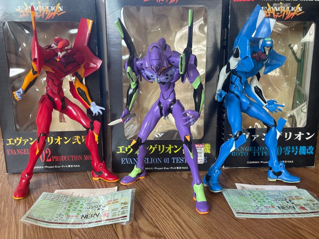 エヴァンゲリオン P.V.C. ツクダホビー フィギュア セット