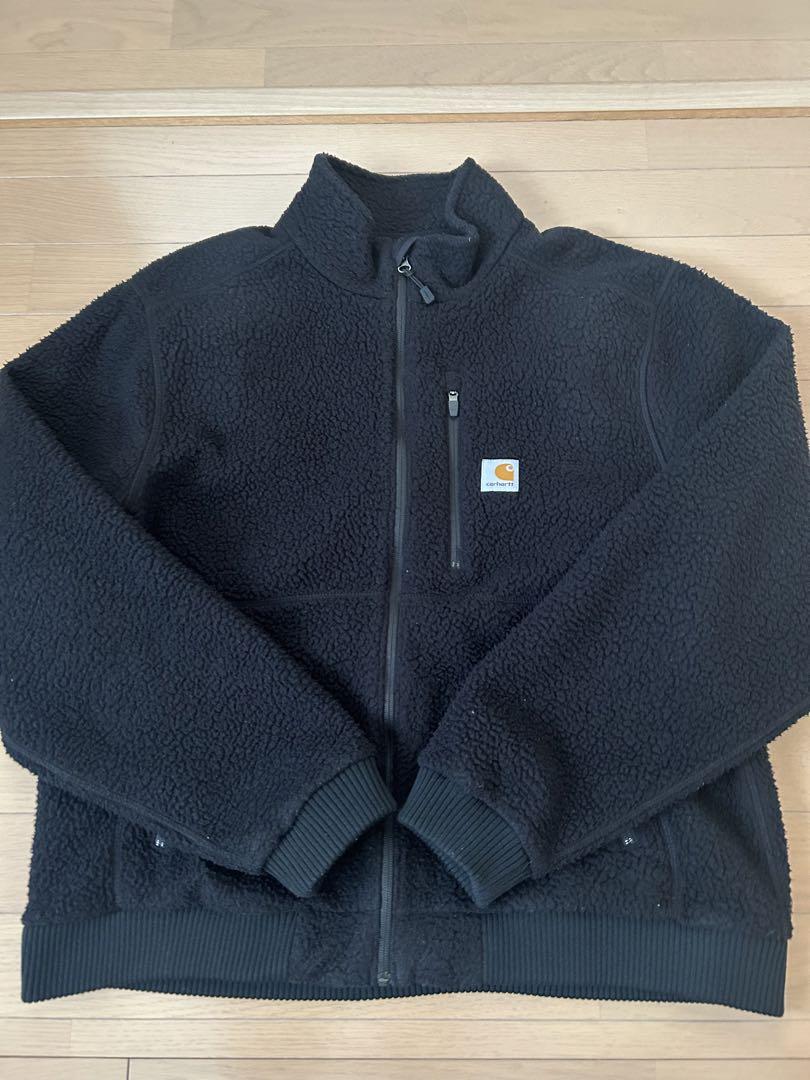 Carhartt フリースジャケット L 黒　カーハート　アウター　モコモコ