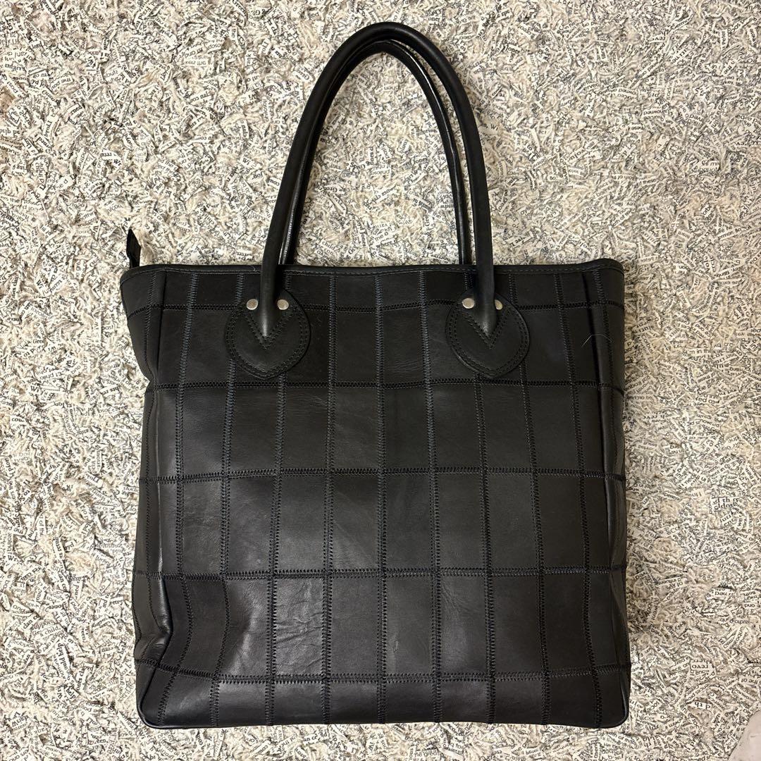未使用級✨TRION トライオン A4収納可 トートバッグ 格子模様