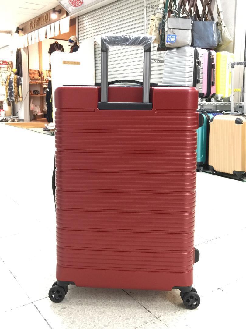 中型軽量スーツケース 8輪キャリーバッグ TSAロック付 Mサイズ 赤 - メルカリ 中型軽量スーツケース 8輪キャリーバッグ TSAロック付 Mサイズ 赤 - メルカリ