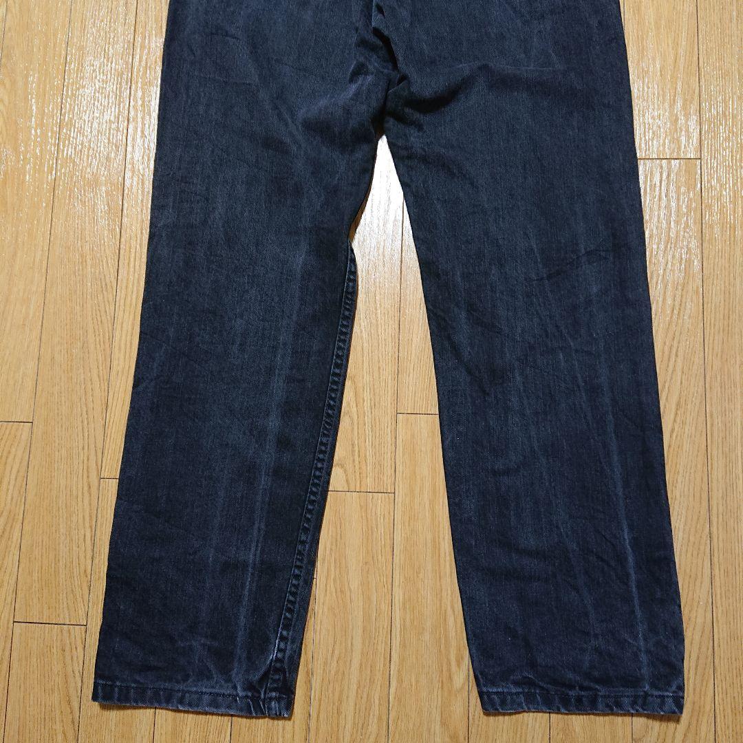 Lee リー W30 ブラックデニム ボトム パンツ 古着 黒
