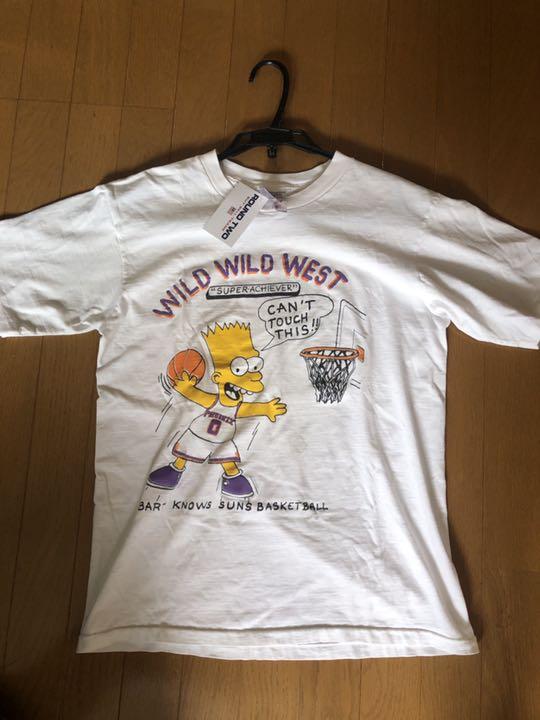 ROUND TWO the simpsons bart basketball T