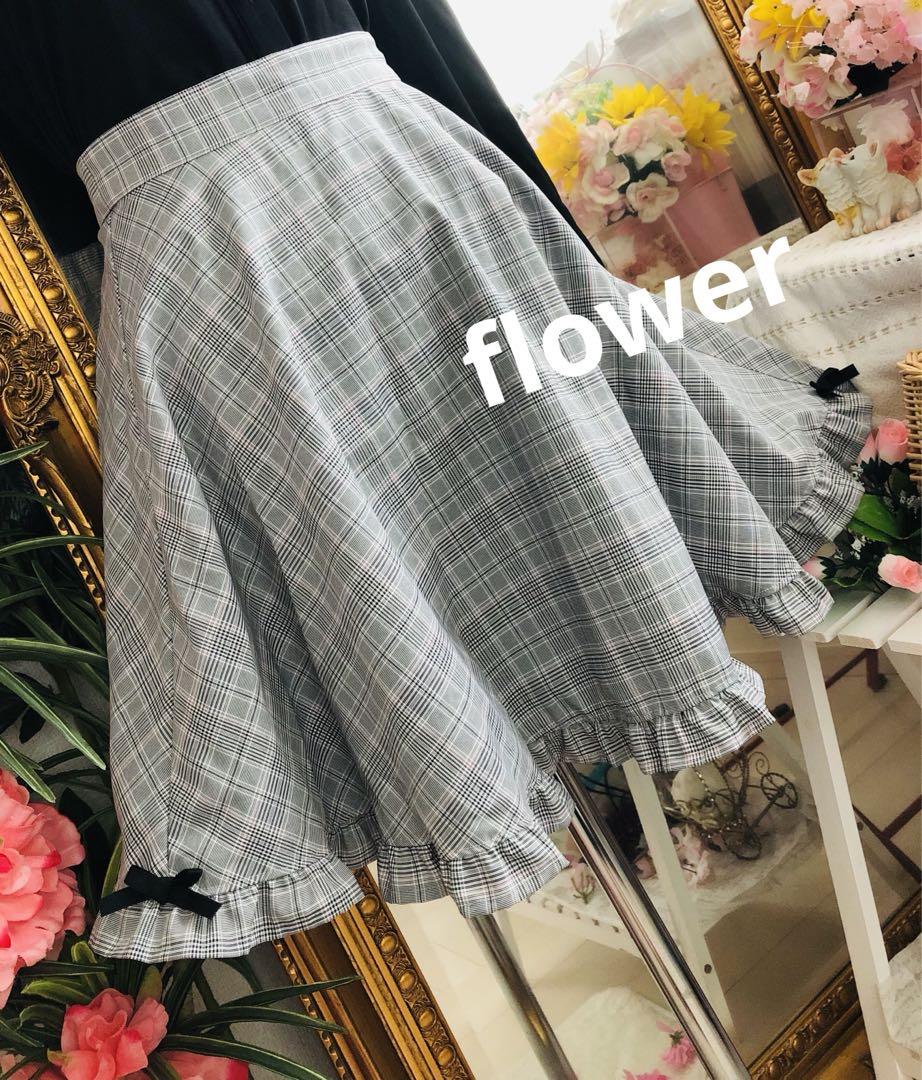 スプリングフェア 美品♡ハニーシナモン♡可愛いリボン付チェック柄