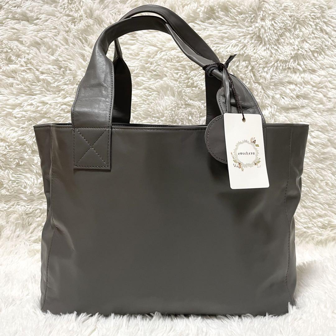 【未使用】 zucchero ズッケロ ハンドバック　トートバック　レザー