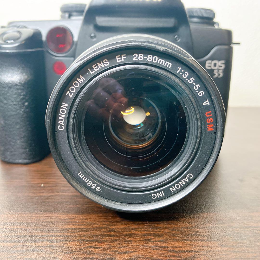まずまず美品】CANON フィルム一眼レフカメラ EOS55 - メルカリ