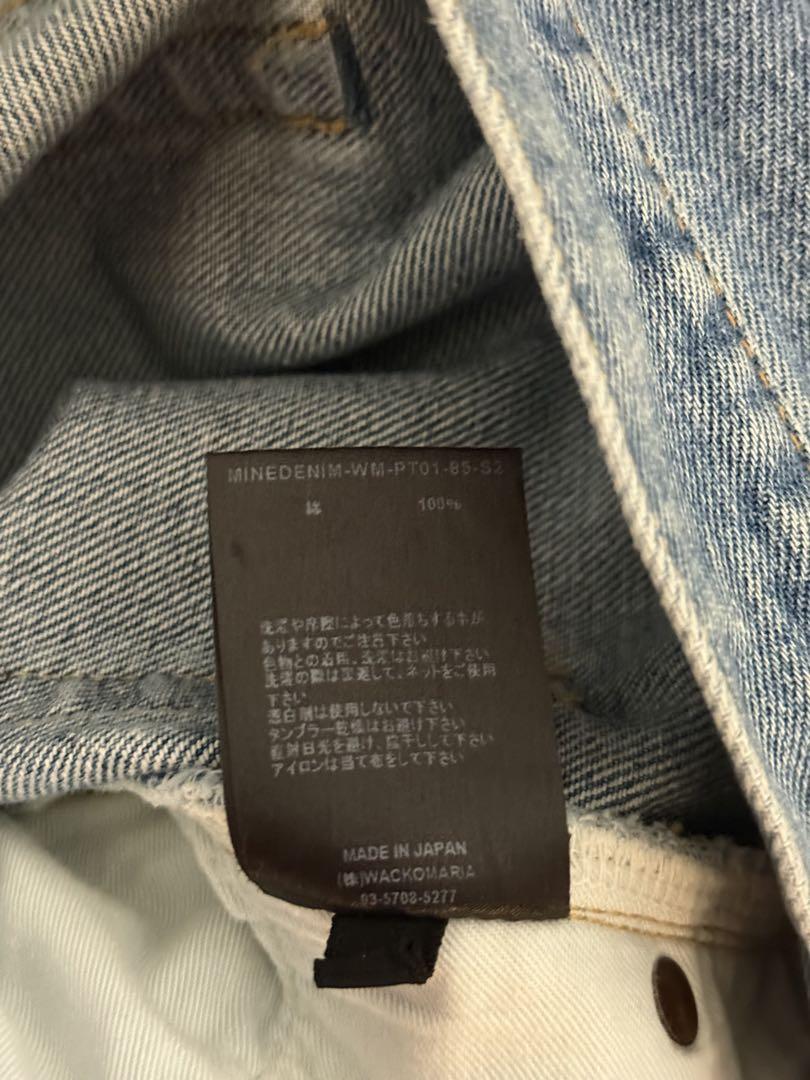 WACKO MARIA MINEDENIM TAPERED DENIM S 青