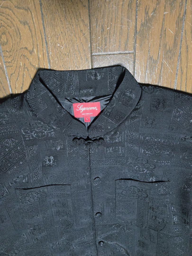 supreme 18ss mandarin jacket 黒　L
