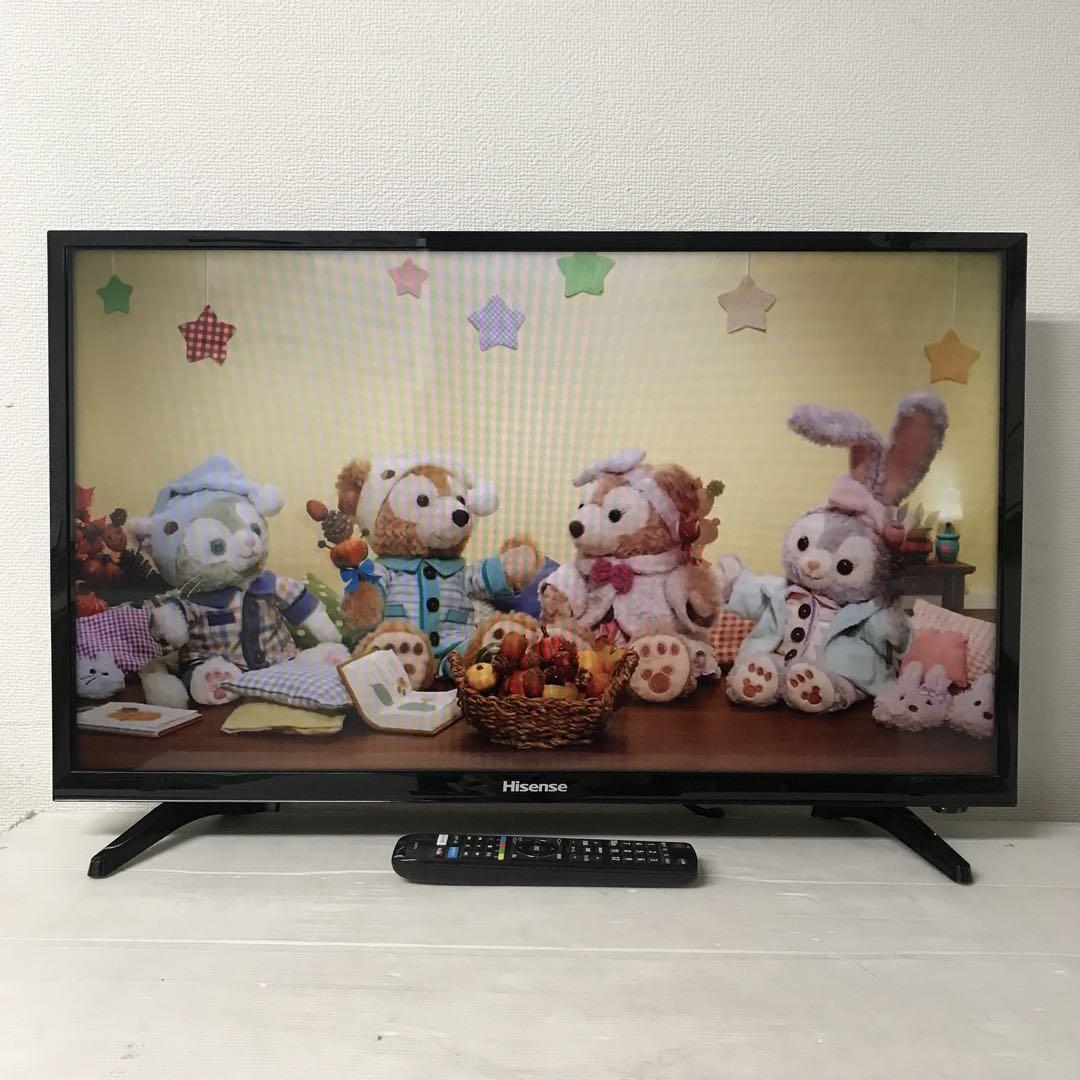 即日受渡❣️全国送料込ハイセンス32型テレビYouTube.U-NEXT視聴可