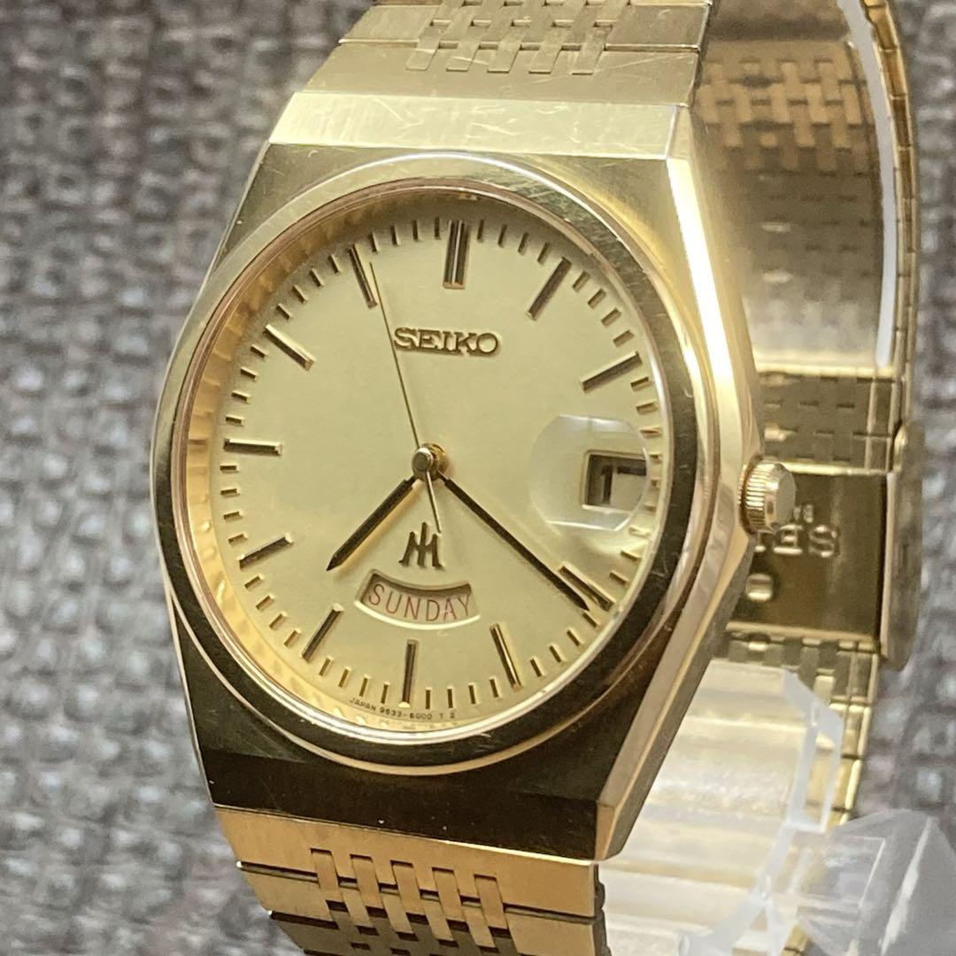 セイコー　マジェスタ　SEIKO MAJESTA  ゴールド色　稼動品