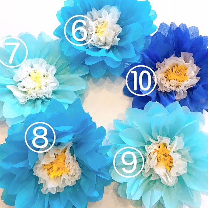 ペーパーフラワー 完全オーダー制 誕生日 飾り 結婚式 ウェディング メルカリ