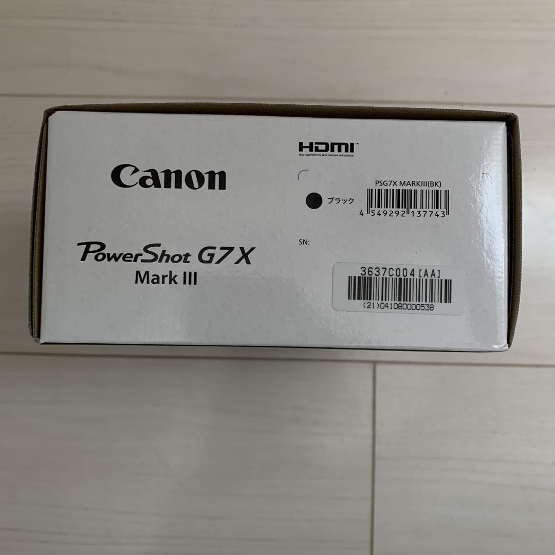 【新品・未使用】PowerShot G7X Mark3 ブラック