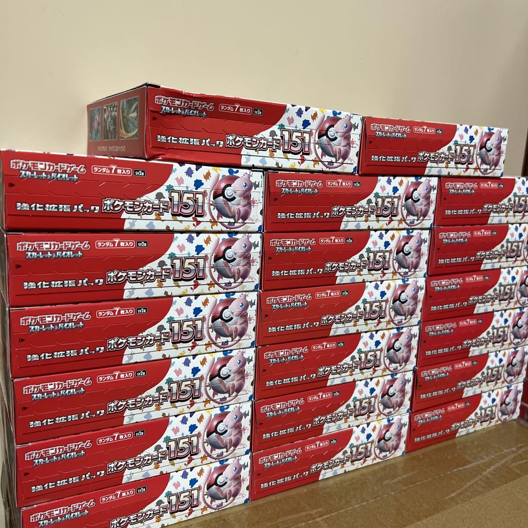 ポケモン151 シュリンク無し20BOXペリペリ付き新 発売
