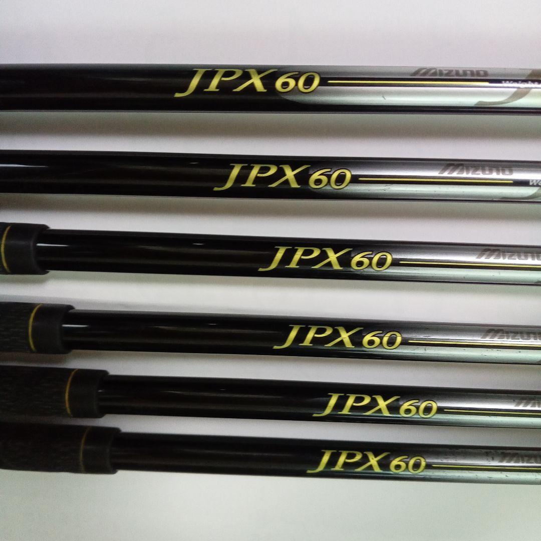 ミズノJPX E310tiフェイス JPX60 SR 5~P 6本