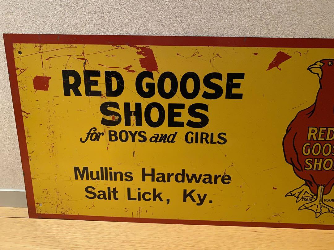 1940s〜RED GOOSE SHOES Advertising Sign