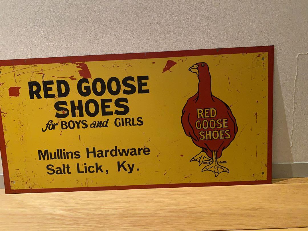 1940s〜RED GOOSE SHOES Advertising Sign