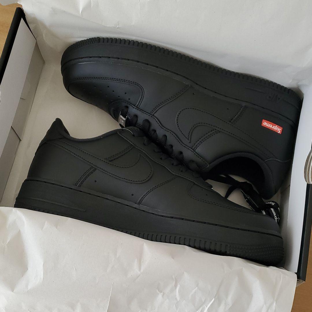 爆買い好評 ♡ 新品 Supreme × Nike Air Force 1 Low 黒 tqG1i-m29405045781 日本製格安