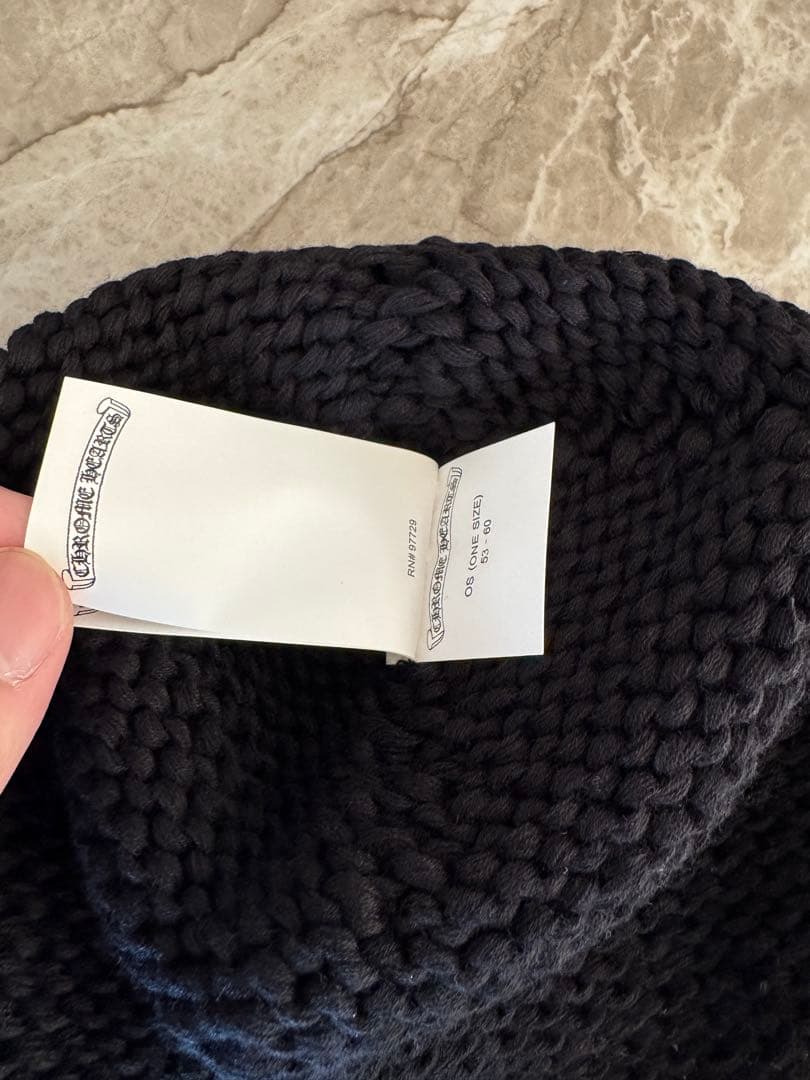 クロムハーツ chrome heartsクロスパッチビーニー ニット帽 コットン クロムハーツ chrome heartsクロスパッチビーニー ニット帽 コットン