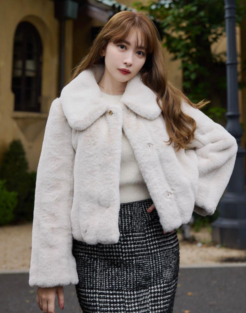 herlipto Winter Love Faux Fur Coatファーコート