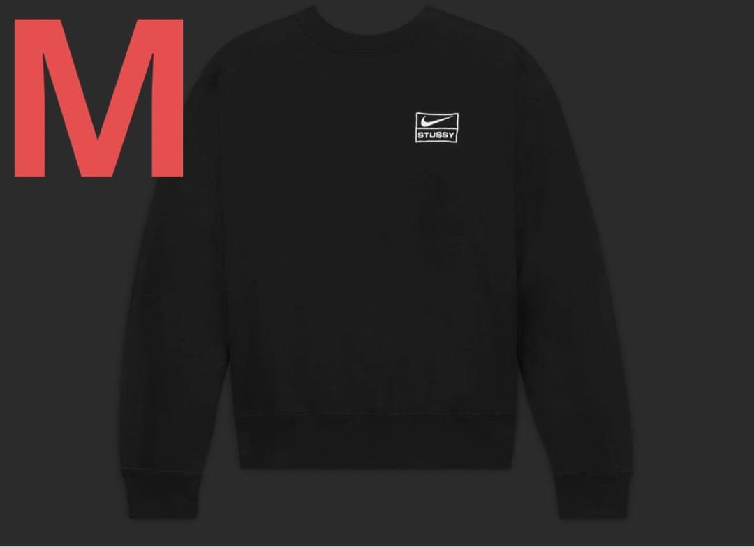 受注生産品 Stussy x Nike Wash Crew 黒 Mサイズ asakusa.sub.jp