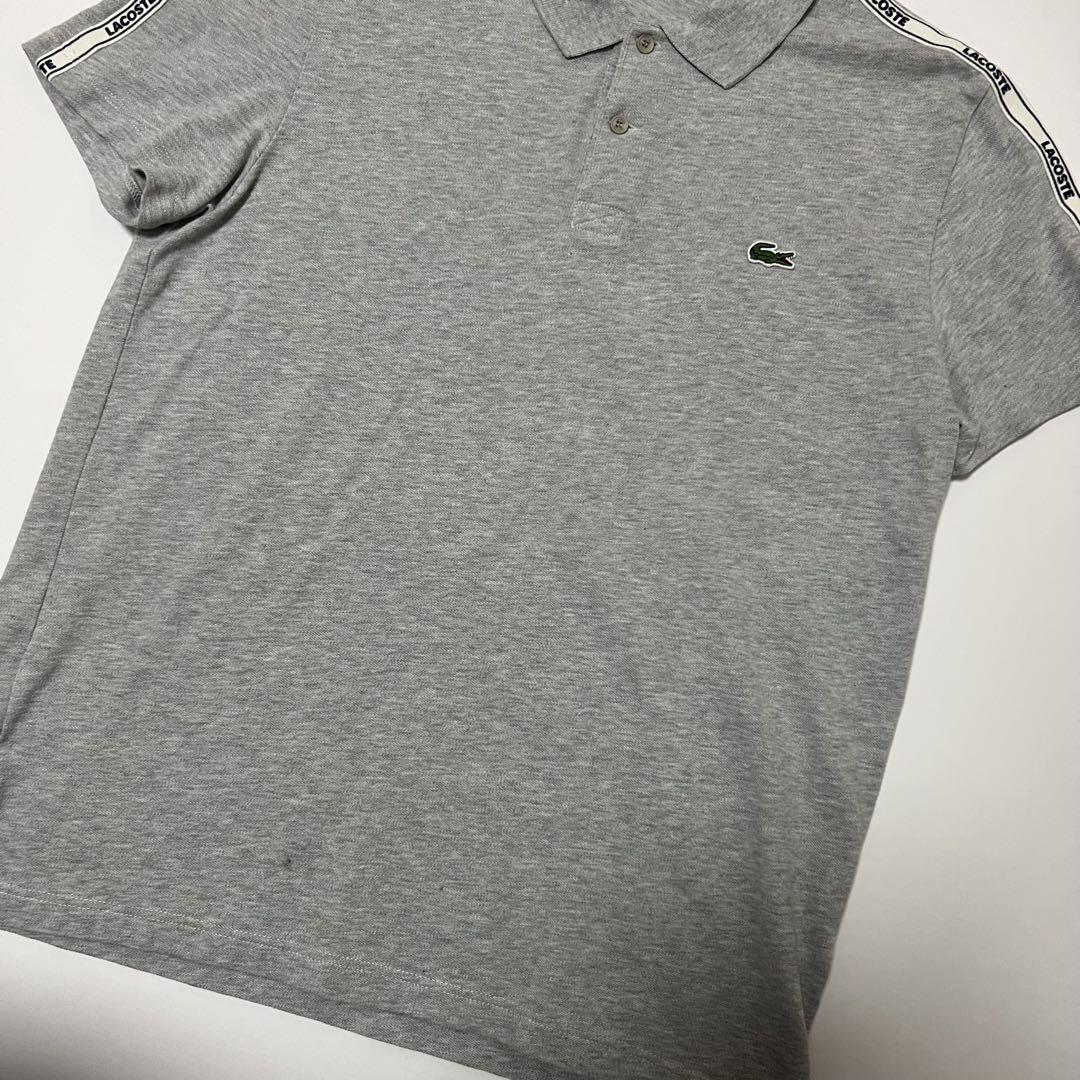 LACOSTE ダークグレー ポロシャツ US Lサイズ LACOSTE グレー ポロシャツ Lサイズ 新品未着用 日本製 希少