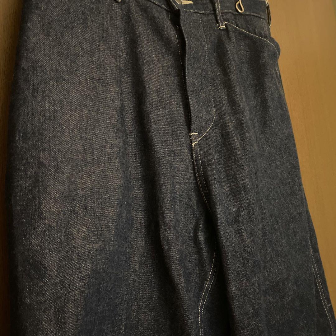 MAATEE&SONS 強撚セルビッチ DENIM WORK TROUSER 中古】MAATEE＆SONS 強撚セルビッチ DENIM WORK TROUSER サイズ1