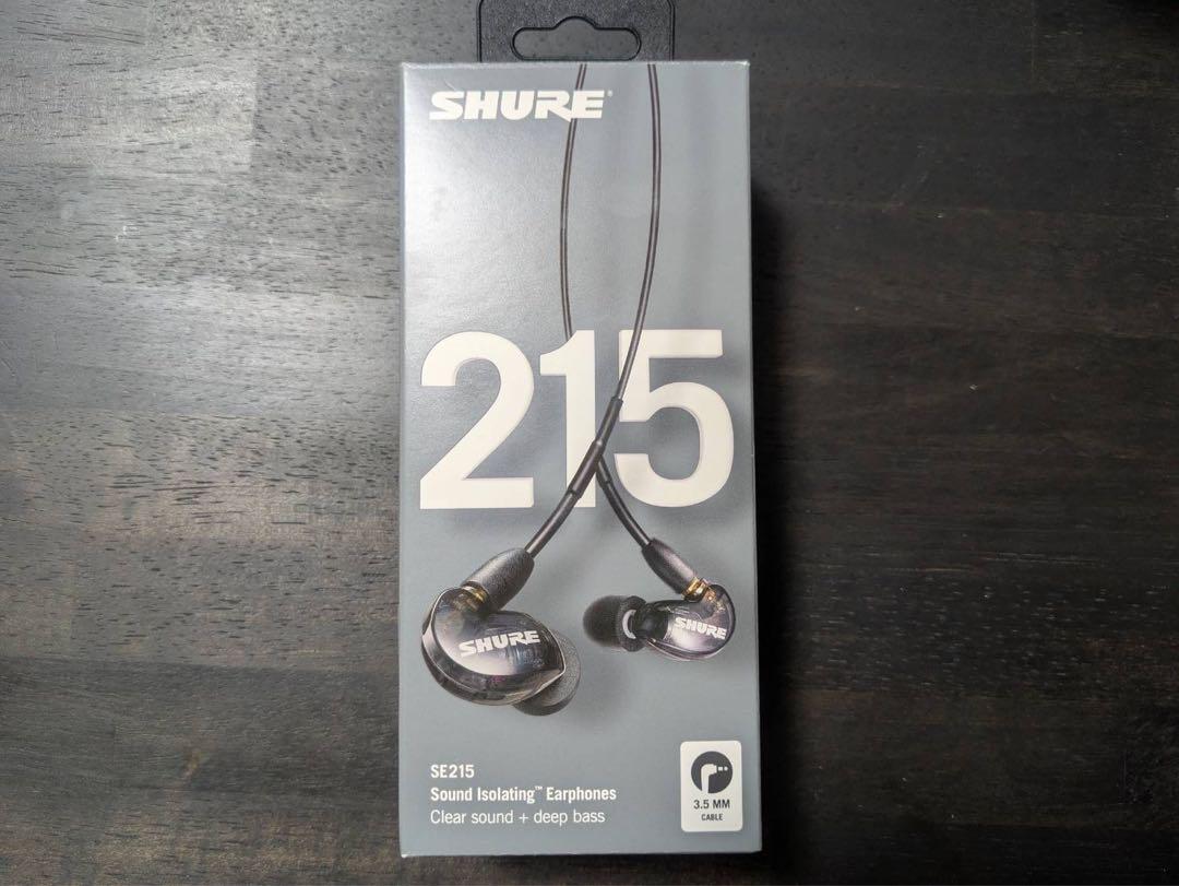 SHURE215 イヤホン ブラック