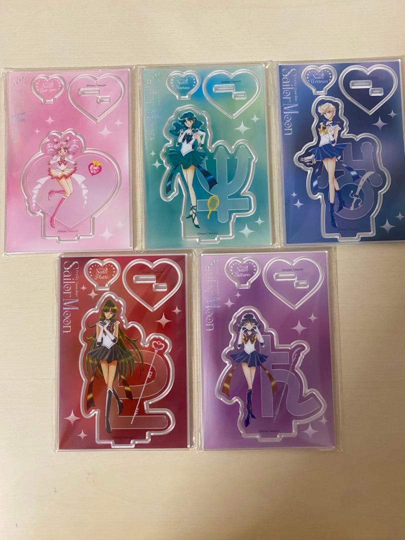 セーラームーン アクリルスタンド ローソン コンプリート 新品未開封