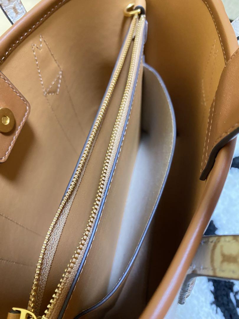 Tory Burch Small Perryキャンバストートバッグニュークリーム