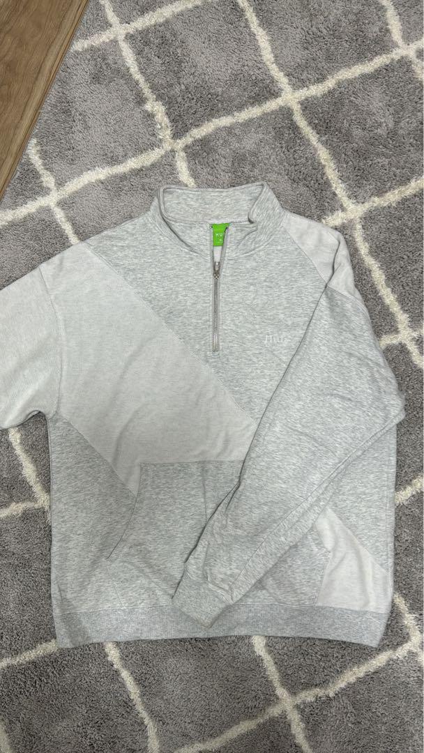 HUF ハーフジップトレーナー 限定品CONVERSION ZIP FLEECE