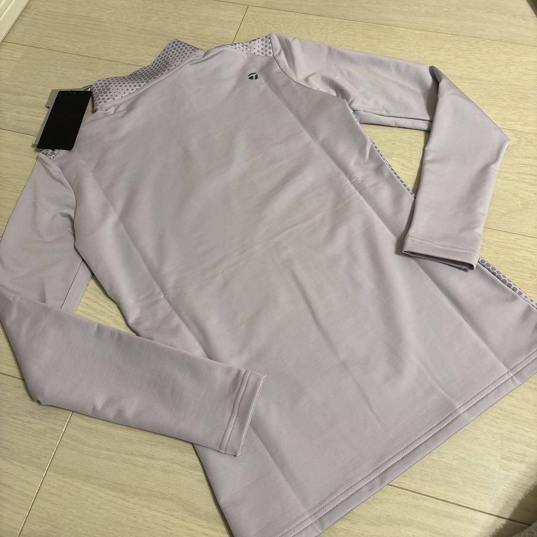 【TaylorMade】XS 新品✨スリムシルエット　長袖ジッパー　ラベンダー色