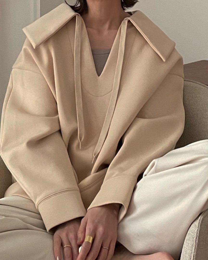 CLANE クラネ CARD BOARD BIG COLLOR TOPS 卸売りファッション - CLANE CARD BOARD BIG COLLAR TOPS