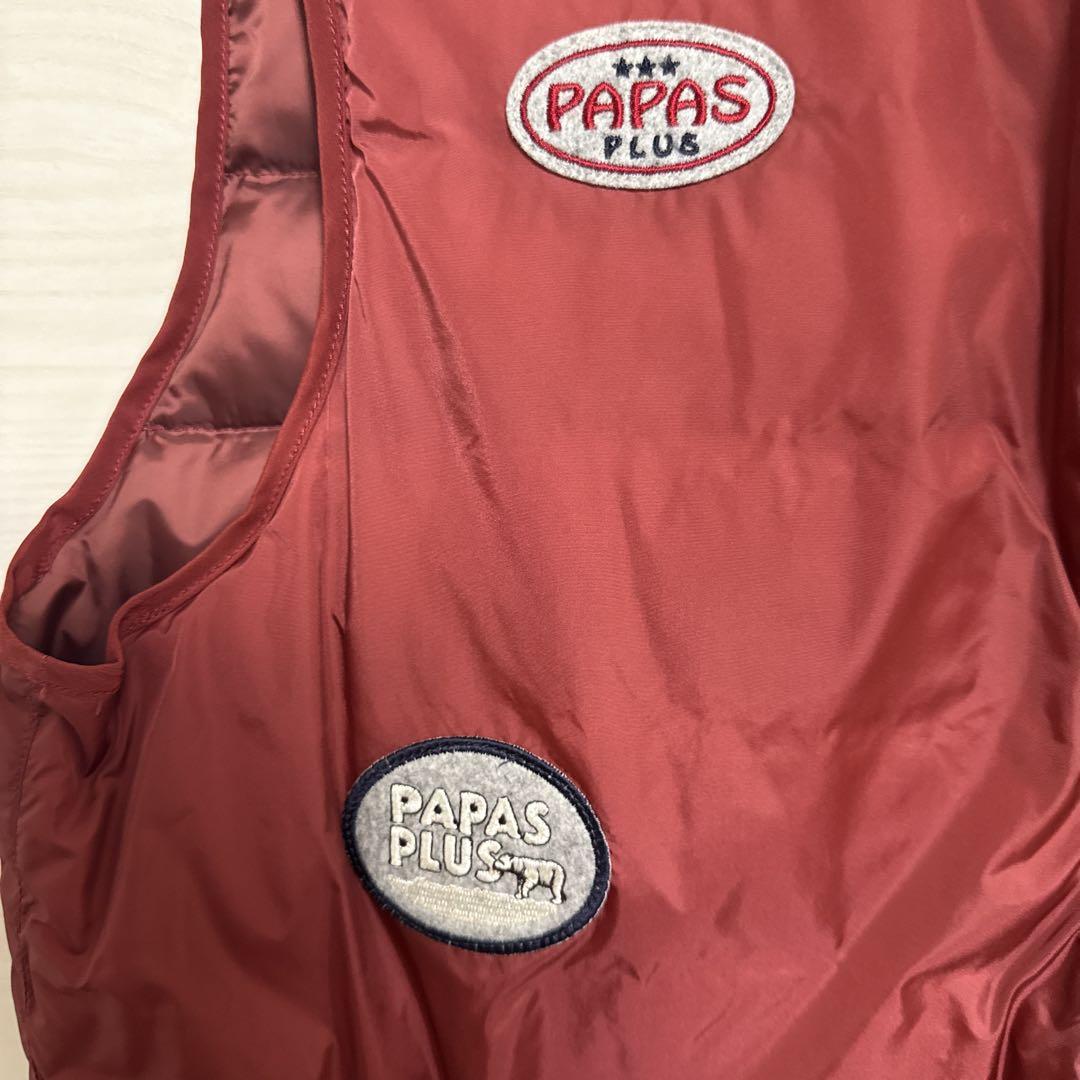 PAPAS+ パパスプラス ダウンベスト
