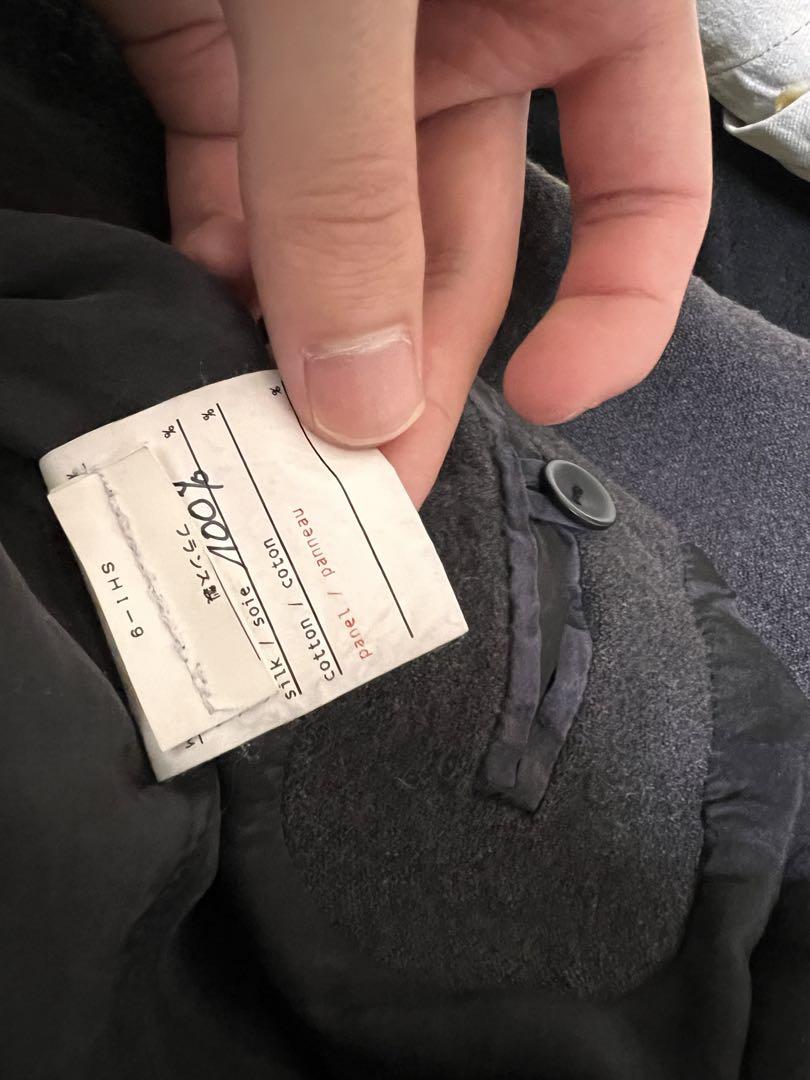CASEY VIDALENC パッチワークウールジャケット　サイズS