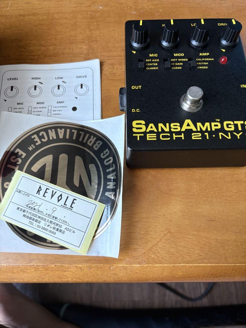 TECH 21 SansAmp GT2 ギターエフェクター