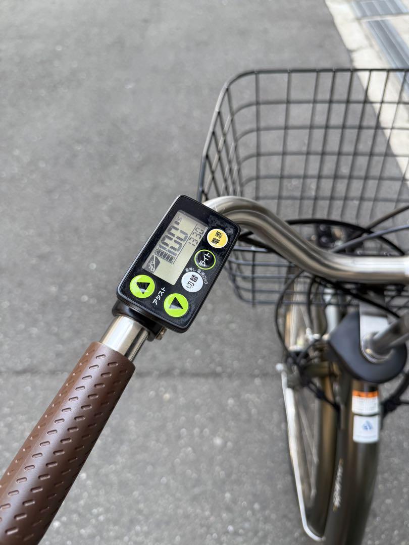 大阪府 ヤマハ 電動アシスト自転車 オリーブグリーン バッテリー
