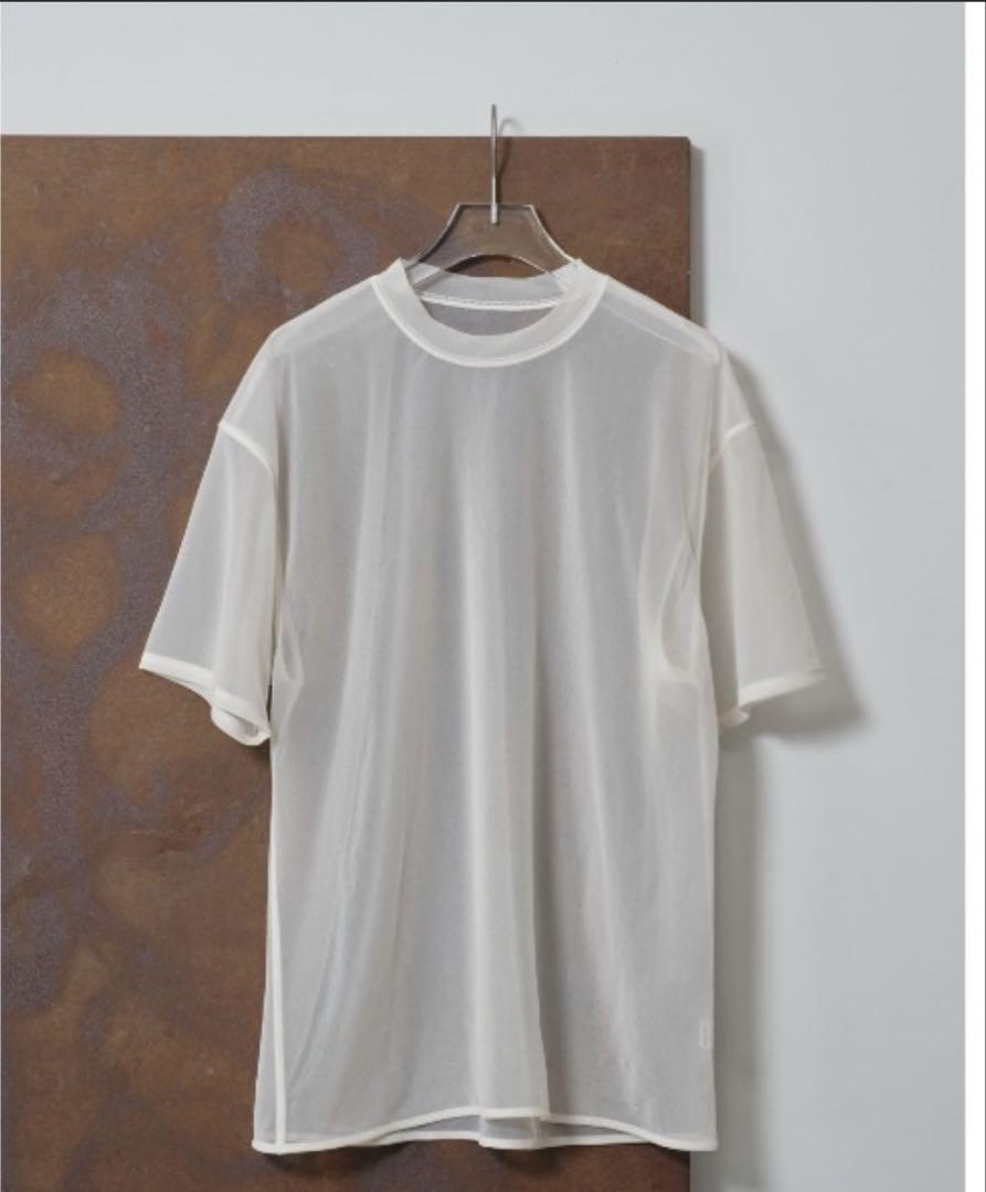 トップス Halfsleeve Sheer T-shirts todayful