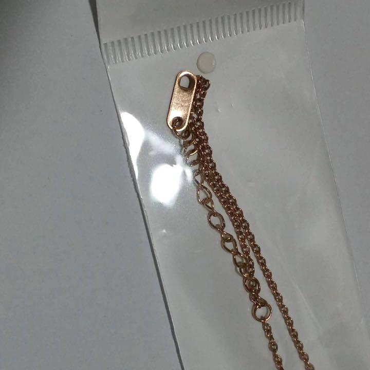 在庫限り】レディース アンクレット リング ピンクゴールド ダブルチェーン - メルカリ 在庫限り】レディース アンクレット リング ピンクゴールド ダブルチェーン - メルカリ