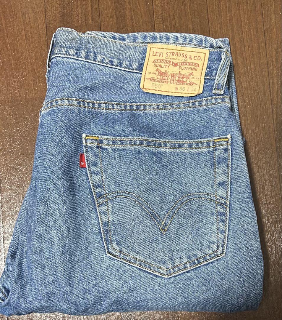 Levi's 550 W36 L34 ブルーデニム