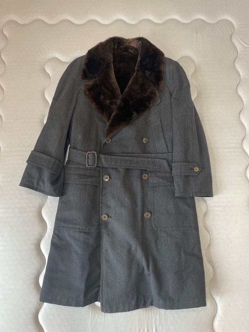 グレー ダブルブレスト チェスターコート　美品