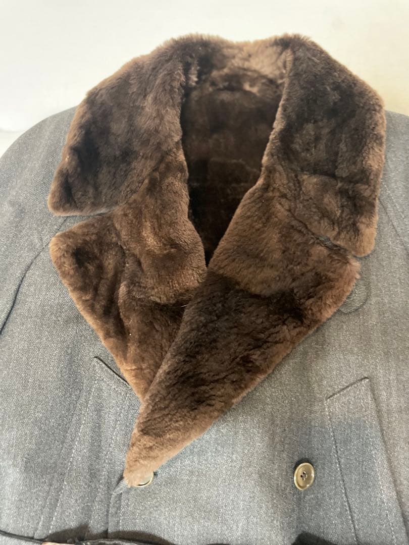 グレー ダブルブレスト チェスターコート　美品