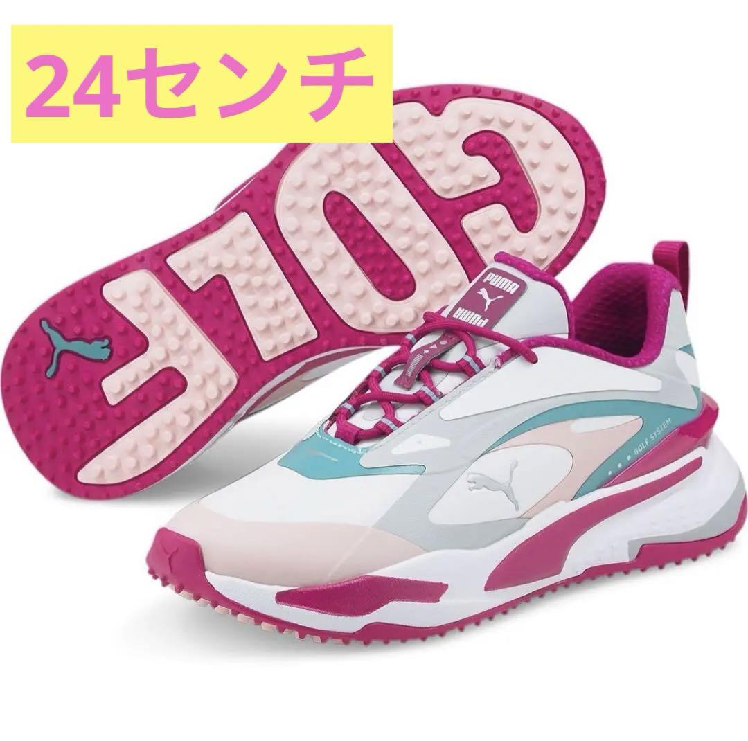 最新な ○プーマPUMA ゴルフシューズ 2023年 24センチ 美品○ - メルカリ シューズ(女性用)