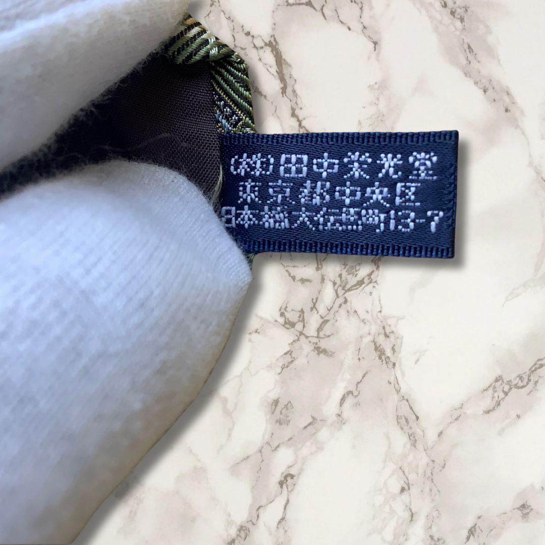 【極美品】 チャップスラルフローレン 緑 チェック柄 シルク100% 日本製